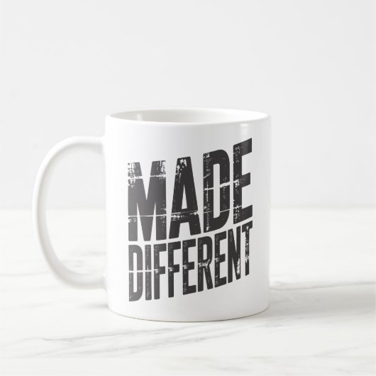 Kühn Anders Fette Typografie Motivierend Kaffeetasse (Links)