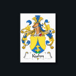 Kuhn Familienwappen Leinwanddruck<br><div class="desc">Kuhn-Wappen</div>