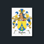Kuhn Familienwappen Leinwanddruck<br><div class="desc">Kuhn-Wappen</div>