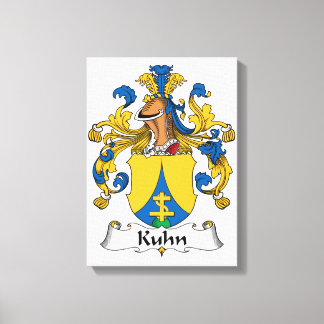 Kuhn Familienwappen Leinwanddruck