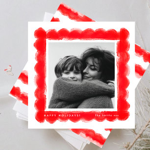 kühn, modern Retrorahmen Foto Weihnachten