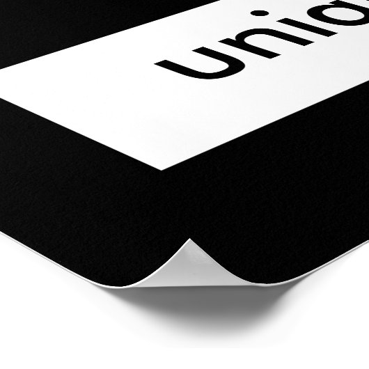 kühn schwarz-weiße Poster ergänzen Ihr eigenes Zit (Ecke)