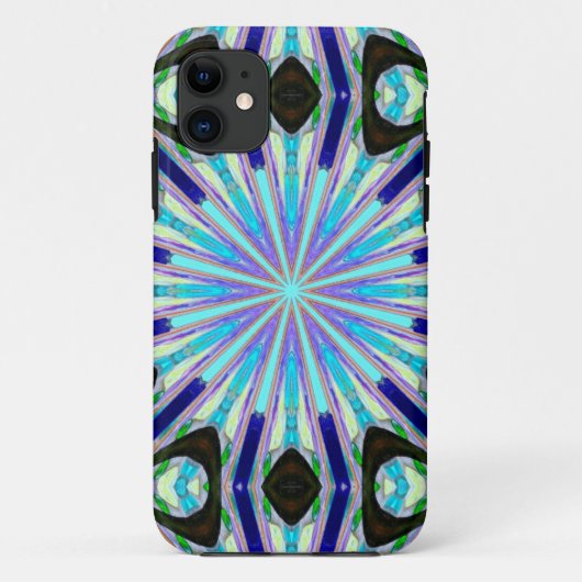 kühn und farbenfroh explodierend blauer Stern Case-Mate iPhone Hülle (Rückseite)