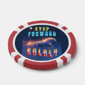 Kühn vorwärts schreiten pokerchips (Einzeln)