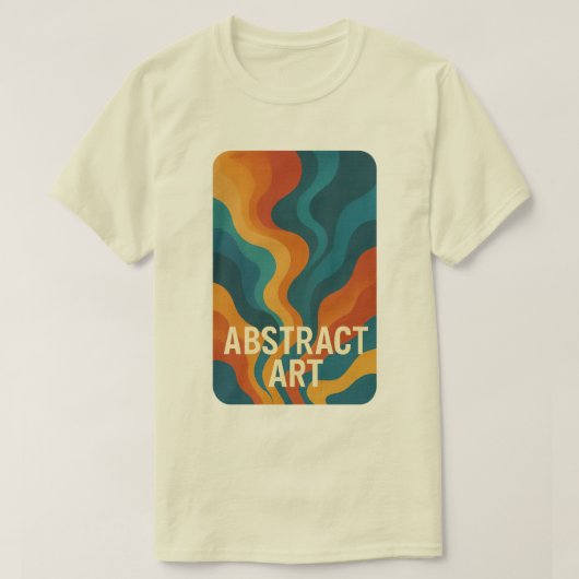 Kühne Abstrakte Energie - Digitale Kunst T-Shirt (Design vorne)