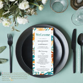 kühne Abstrakte, helle Wildblume Skript Hochzeit M Programm