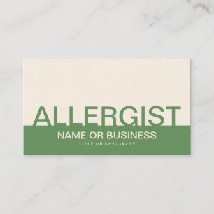kühne ALLERGIST Visitenkarte