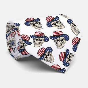 kühne American Cowboy Skull Krawatte