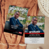 kühne Ankündigung von Abschluss und Party Einladun