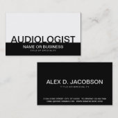 kühne AUDIOLOGISCH Visitenkarte (Vorne/Hinten)