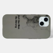 kühne Aussage: Handeln Sie wie Männer, seien Sie s Case-Mate iPhone Hülle (Rückseite (Horizontal))