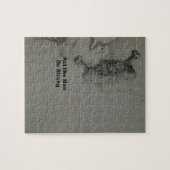 kühne Aussage: Handeln Sie wie Männer, seien Sie s Puzzle (Horizontal)