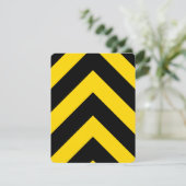 Kühne Autobahn Verkehr Hummel Bee Chevrons (Stehend Vorderseite)