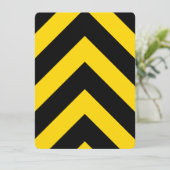 Kühne Autobahn Verkehr Hummel Bee Chevrons (Stehend Vorderseite)