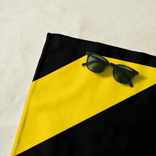 Kühne Autobahn Verkehr Hummel Bee Chevrons auf ein Strandtuch (Beispiel)