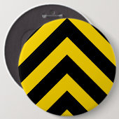 Kühne Autobahn Verkehr Hummel Bee Chevrons Button (Vorne & Hinten)