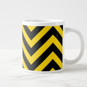 Kühne Autobahn Verkehr Hummel Bee Chevrons Jumbo-Tasse (Rechts)