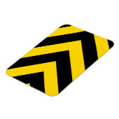 Kühne Autobahn Verkehr Hummel Bee Chevrons Magnet (Linke Seite)