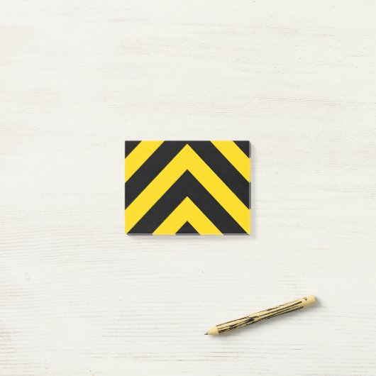 Kühne Autobahn Verkehr Hummel Bee Chevrons Post-it Klebezettel (Auf Schreibtisch)