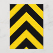 Kühne Autobahn Verkehr Hummel Bee Chevrons Postkarte (Vorderseite)