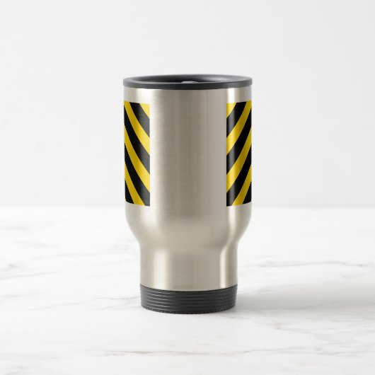 Kühne Autobahn Verkehr Hummel Bee Chevrons Reisebecher (Mittel)