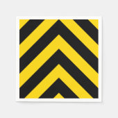 Kühne Autobahn Verkehr Hummel Bee Chevrons Serviette (Vorderseite)