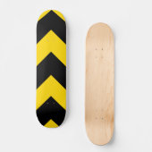 Kühne Autobahn Verkehr Hummel Bee Chevrons Skateboard (Vorderseite)