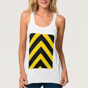 Kühne Autobahn Verkehr Hummel Bee Chevrons Tank Top