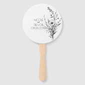 kühne B&W-Wildblumen Fächer (Rückseite)