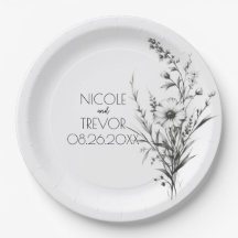 kühne B&W-Wildblumen