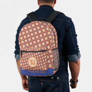 Kühne Basketball-Backpacker der High School Bedruckter Rucksack