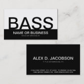 kühne BASS Visitenkarte (Vorne/Hinten)