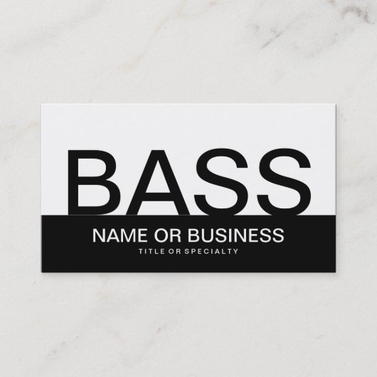 kühne BASS Visitenkarte (Vorderseite)