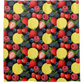 Kühne Berries & Citrus Duschvorhang (Vorderseite)