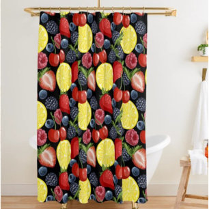 Kühne Berries & Citrus Duschvorhang
