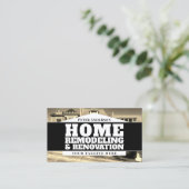 Kühne berufliche Zuhause inspiriert Visitenkarte (Stehend Vorderseite)