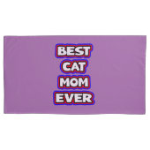 Kühne Best Cat Mama je Spaß Typografie Kissenbezug (Vorderseite-Links)