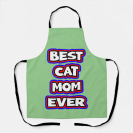 Kühne Best Cat Mama je Spaß Typografie Schürze