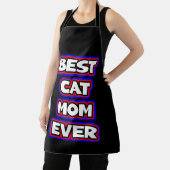 Kühne Best Cat Mama je Spaß Typografie Schürze (InSitu)