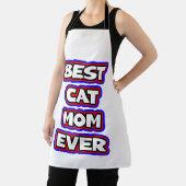 Kühne Best Cat Mama je Spaß Typografie Schürze (InSitu)