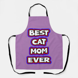 Kühne Best Cat Mama je Spaß Typografie Schürze