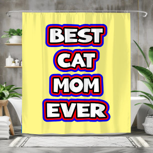 Kühne beste Katze Mama Ever Funny Pater Lover Duschvorhang