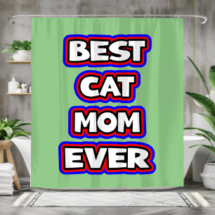 Kühne beste Katze Mama Ever Funny Pater Lover Duschvorhang
