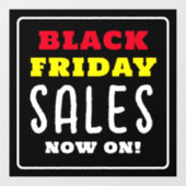 kühne Black Friday Sales Fensteraufkleber (Blatt)