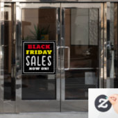kühne Black Friday Sales Fensteraufkleber (Büro Tür)