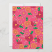 Kühne Blooms Bridal Dusche Einladung (Rückseite)