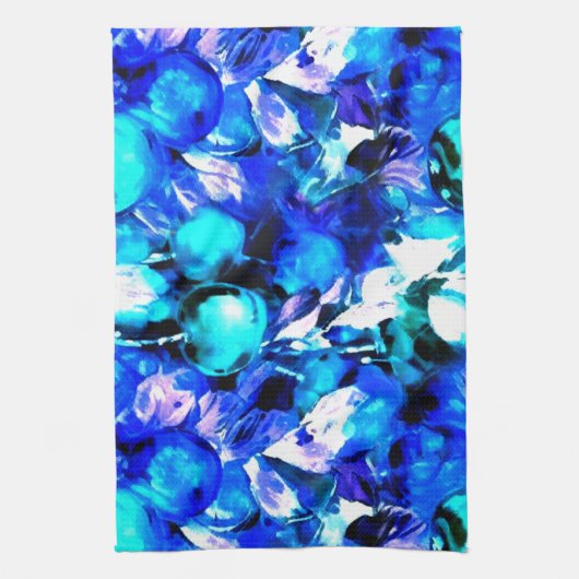 kühne Blues Geschirrtuch (Vertikal)