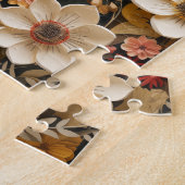 Kühne Blume mit Bergen Puzzle (Seite)