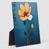 Kühne Blumenkunst mit Abstrakter Blume Fotoplatte (Seite)