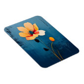 Kühne Blumenkunst mit Abstrakter Blume Magnet (Rechte Seite)